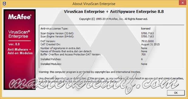 Mcafee Virusscan Enterprise 8.8 Serial Key
